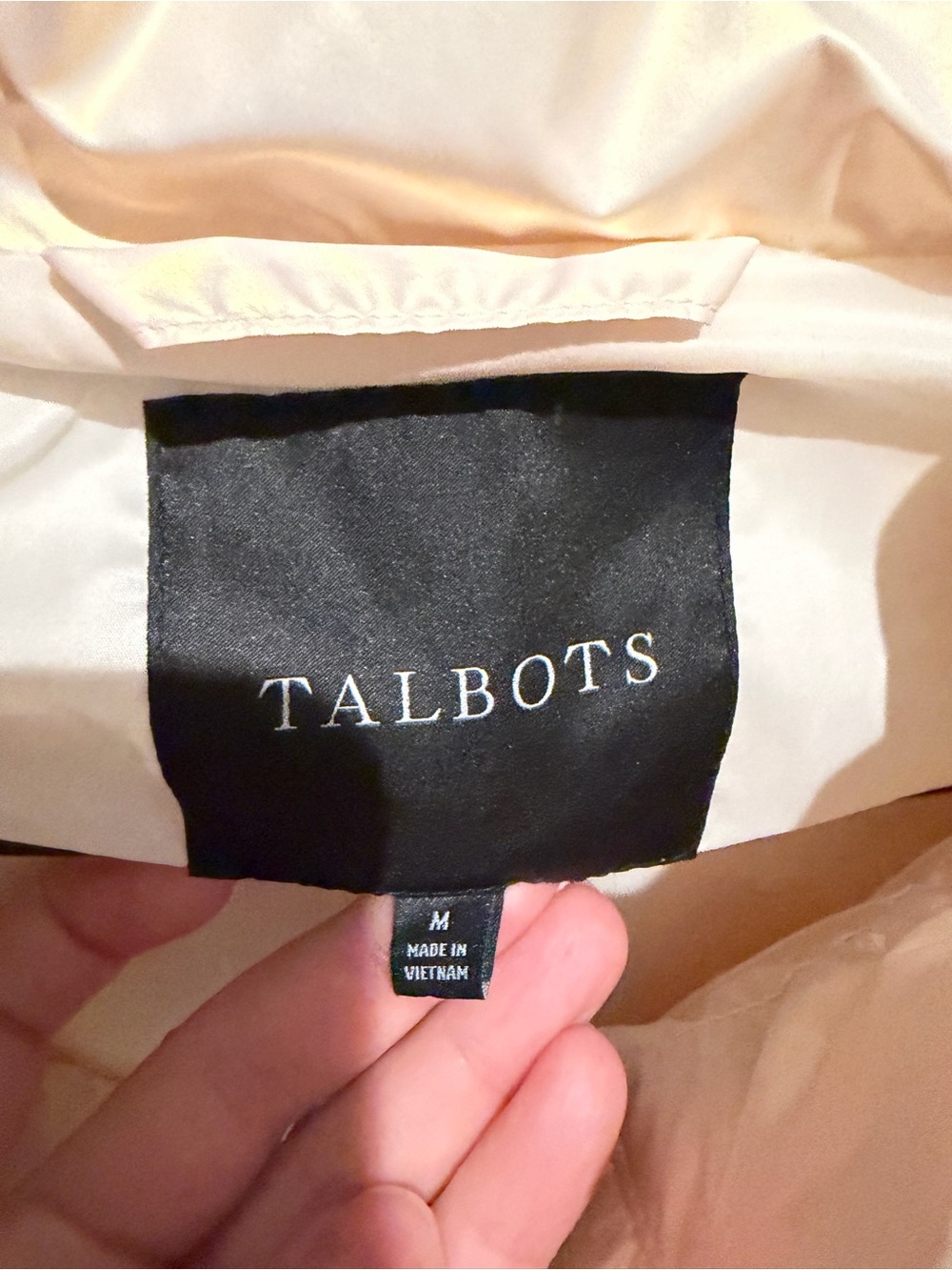 Label Inside Women's Jacket